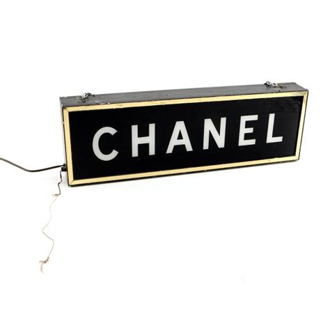 1950s vintage chanel illuminating display store light sign price|Vintage, authentic 1950s Chanel light up store display with rare .